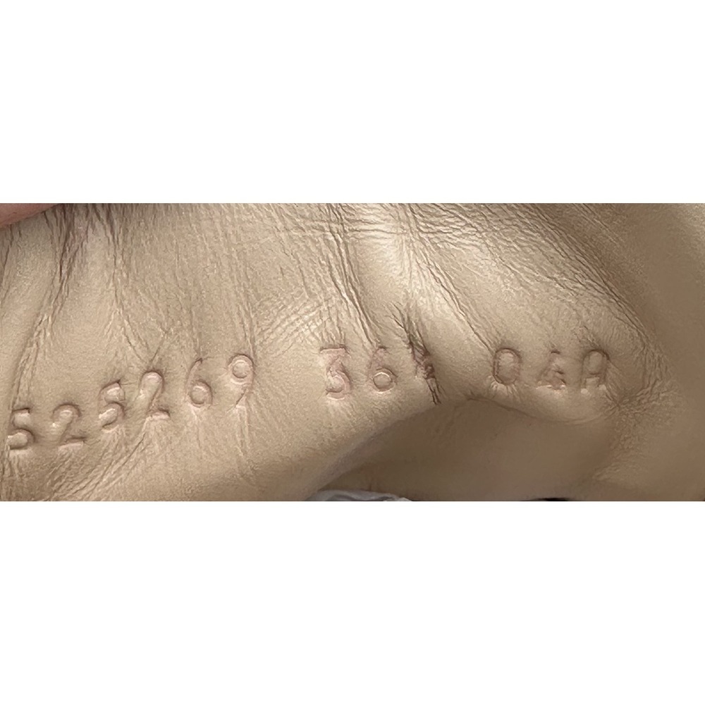 Gucci Bubblegum Pink Leather Ace Logo Stripe Strap Low Top Sneakers 6/36.5 - Picture 9 of 17